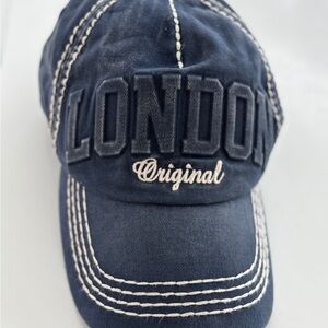 Robin Ruth Navy Cap with London Embroidery